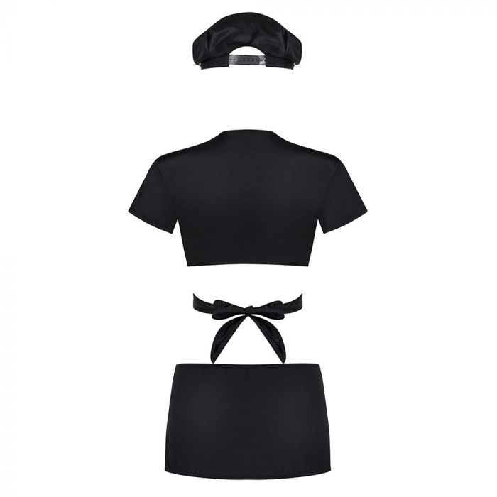 OBSESSIVE - POLICE UNIFORM L/XL - BLACK