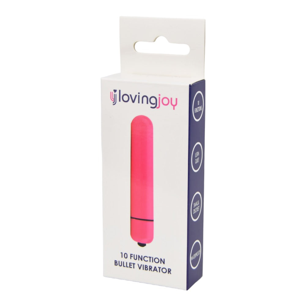 Loving Joy 10 Function Pink Bullet Vibrator