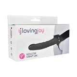 Loving Joy 9 Inch Hollow Strap On Black