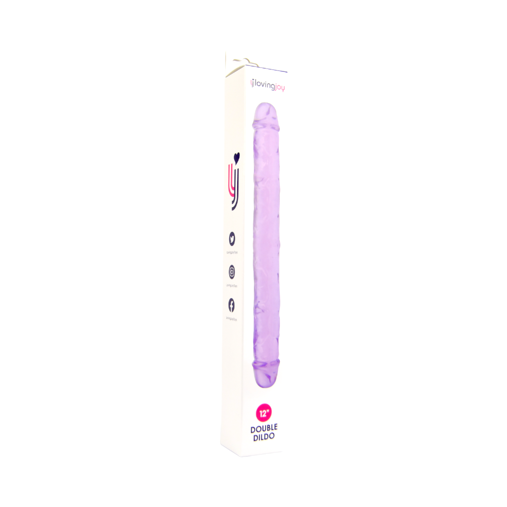 Loving Joy 12 Inch Double Dildo Purple