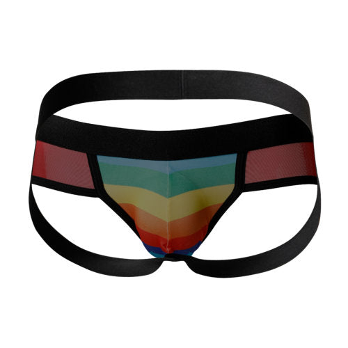 C4M Mixed Jockstrap Rainbow Large