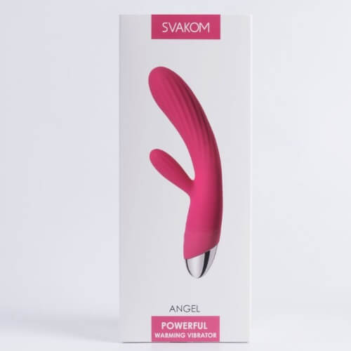 Svakom Angel Warming Rabbit Vibrator Pink