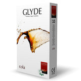 Glyde Ultra Cola Flavour Vegan Condoms 10 Pack