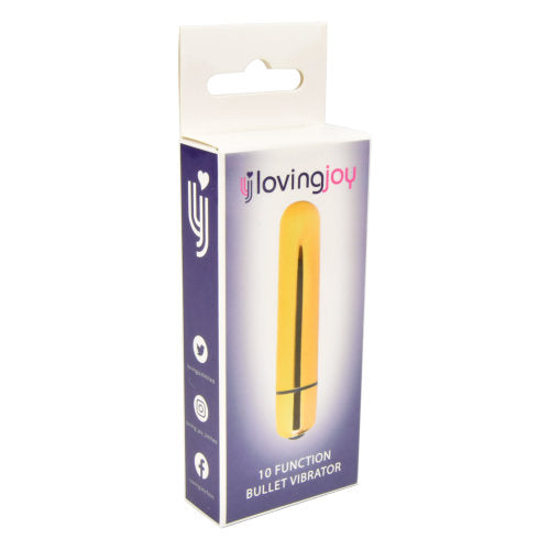 Loving Joy 10 Function Gold Bullet Vibrator