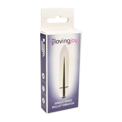 Loving Joy Single Speed Silver Bullet Vibrator