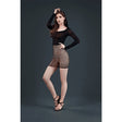 Moonlight Long Sleeve Mini Dress Black One Size