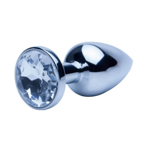 Precious Metals Silver Butt Plug-Small